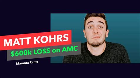 matt kohrs net worth